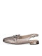 Damen Ballerinas Slingback in Gold Farbe