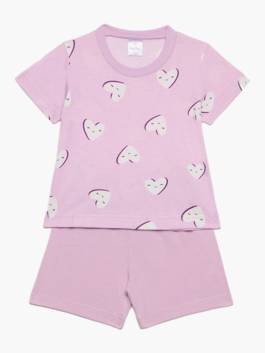 Pretty Baby Детска Лятна Лилава Пижама