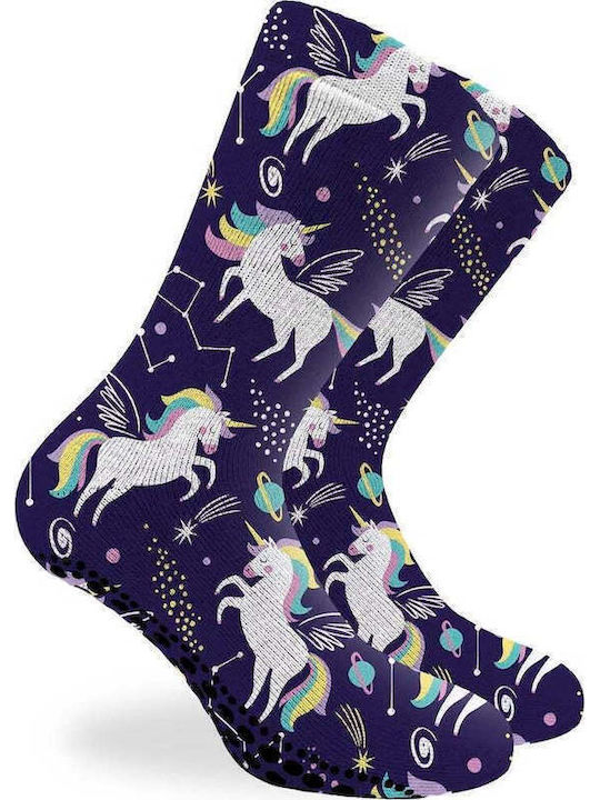 Walk Kids' Non-Slip Socks Purple