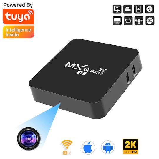 S-talk A-25 Spy Camera Tv Box 2k Wifi Audio & Motion Detection – Live Monitoring via App Android Ios