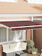 vidaXL Tenda-Rahmen Terrasse mit LEDs 2,5x2m