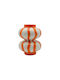 Que Rico Decorative Ceramic Orange Vase 15x15xH19cm