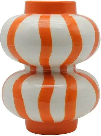 Que Rico Vază Ceramică Portocalie 15x15xÎ19cm