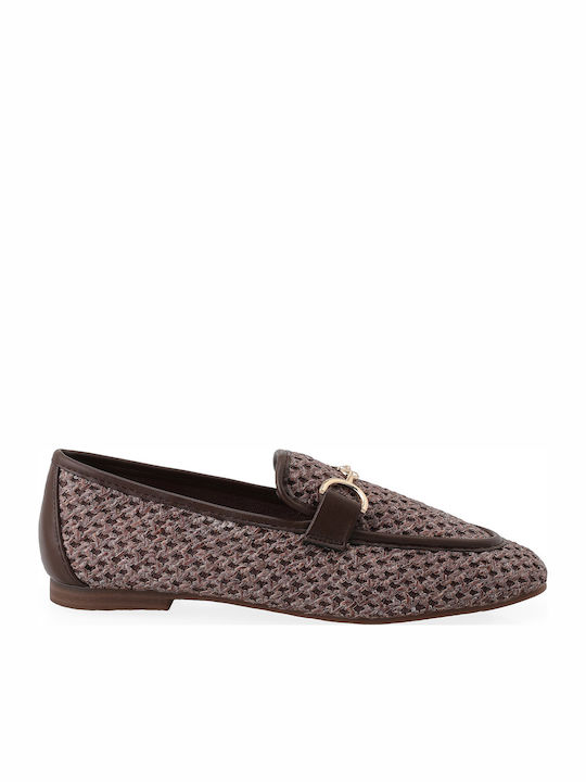 Γυναικεία Loafers σε Καφέ Χρώμα