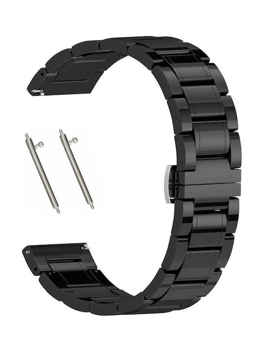 Uhrenarmband Schwarz 20mm