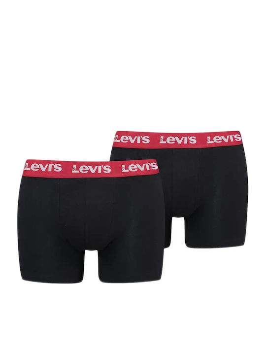 Levi's Men's Boxers Black 2 Pack
