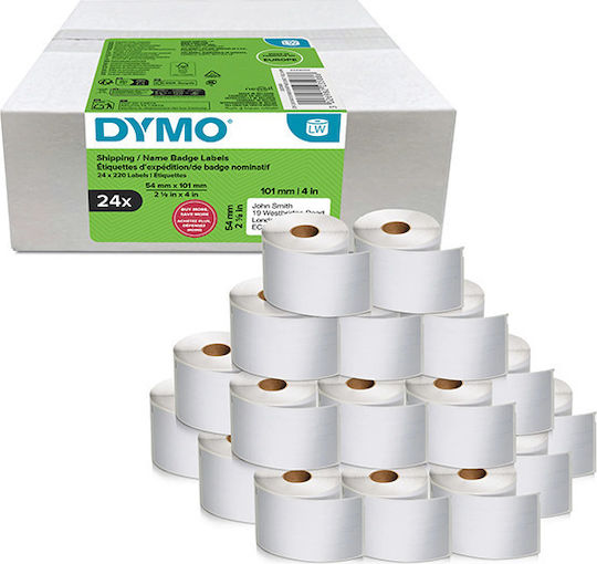Dymo Self-Adhesive Labels on Roll 24 Pieces