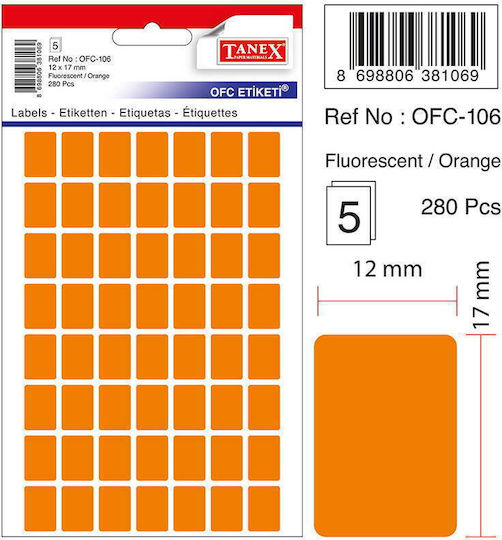 Tanex 280 Role Autoadezive În Role 12x17mm