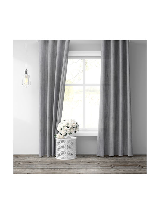 Saray Home Curtain With Pencil Pleat Gray 140x280cm