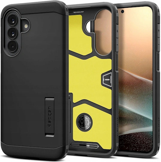 Spigen Tough Armor Back Cover Plastic / Silicone Black (Galaxy A37)