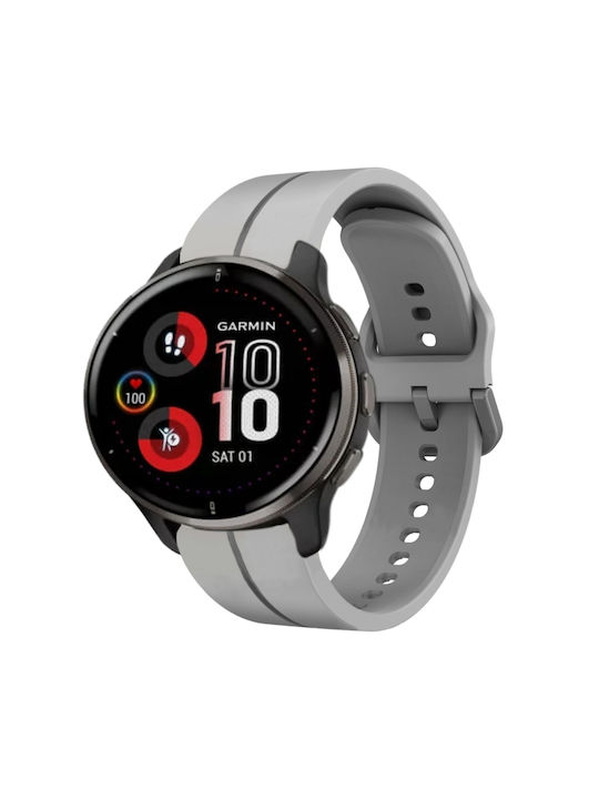 Curea Silicon Gri (Garmin Venu 2 Plus)