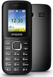 Emporia FN313 V3 Dual SIM Κινητό με Μεγάλα Κουμπιά Μαύρο