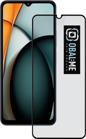 Obal:Me 2.5D 0.4mm Tempered Glass Black Compatible with Redmi A3