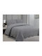 Linea Home Coverlet Set Super King Gray 220x240cm 2 Pieces