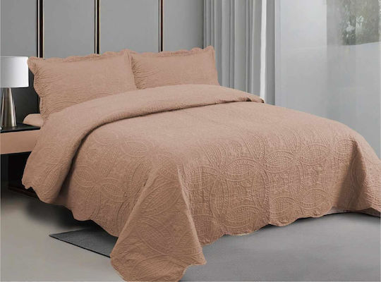Linea Home Coverlets Set Mocca 220x240cm 2 Pieces