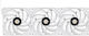 Thermaltake ToughFan EX14 Pro Reverse Blade Case Fans 140mm 2000rpm 107cfm Without LEDs Connection 4-Pin Molex Pack of 3 White