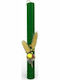 Handmade Candle 100% Natural Beeswax 25 Cm Green 0026601