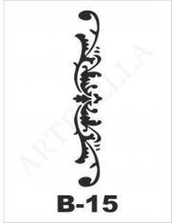 Stencil 10x20 B-15 Artebella Vintage Border