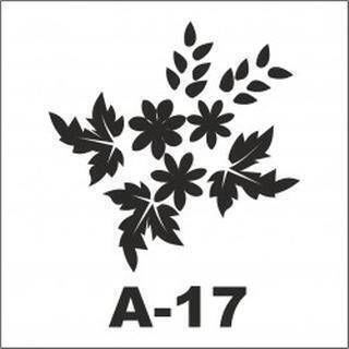 Στενσιλ 20χ20 A-17 Artebella Φυλλα Λουλουδια
