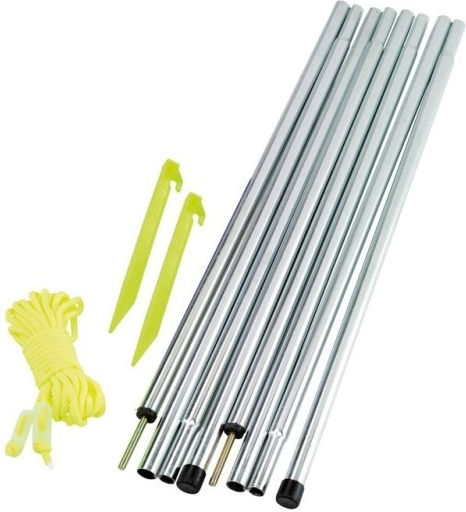 Set 2 Stâlpi Din Oțel Lungime 2m Cablu De Ancorare Inclus Set Stâlpi Verticali Outwell 200 Cm