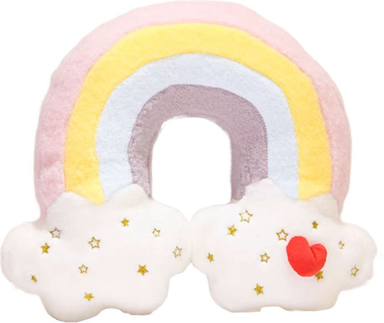 Plüsch- und Kuscheltiere Kissen 2 1 Regenbogen Umwandelbares Nacken Kissen U-Form 50cm 81260