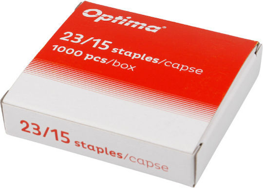 Capsat Perfor Caps Optima Staples 23/15 1000pcs/box Optima