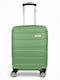 Greenwich Polo Club Cabin Hard Suitcase Green with 4 Wheels