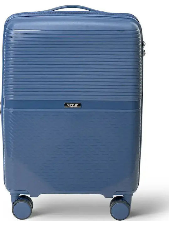 RCM Travel Cabin Suitcase Blue with 4 Wheels He...