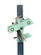 Easter Handmade Light Blue Metallic Airplane Candle