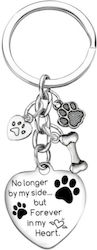 Dog Keychain Heart Shape