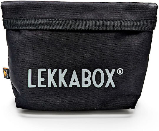 Lekkabox Σχολικό Ισοθερμικό Τσαντάκι Φαγητού Χειρός Μαύρο