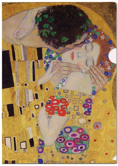 Plastic File Folder A4 Bekking & Blitz Gustav Klimt Kiss
