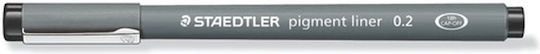 Rapidoograph Disposable 0.2mm Staedtler Black 308 02-9 Pack-10 Pieces