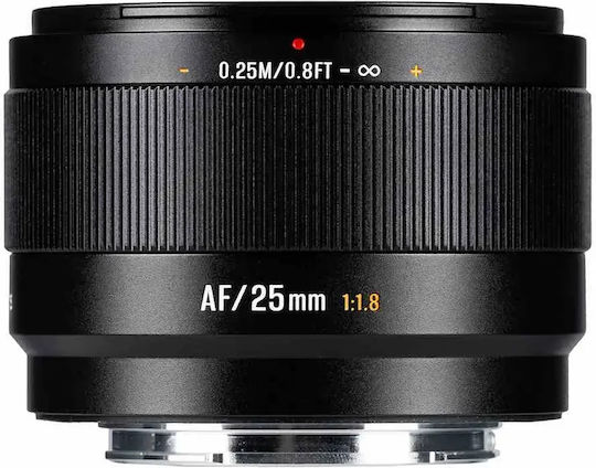 7artisans Crop Φωτογραφικός Φακός Lite Series 25mm f/1.8 Σταθερός για Fujifilm X Mount Μαύρος
