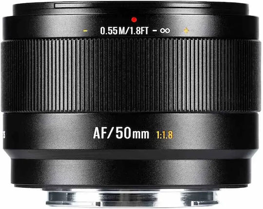 7artisans Crop Camera Lens Lite Series 50mm f/1.8 Standard for Sony E Mount Black