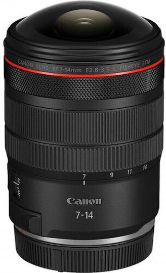 Canon Voller Rahmen Kameraobjektiv RF 7-14mm f/2.8-3.5 L STM Fisheye für Canon RF Berg Schwarz
