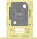 Clappio Dual Nano Sim Microsd Replacement Tray Galaxy A15 4g Yellow