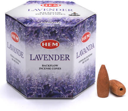 Lavender Backflow Incense Cones 40pcs