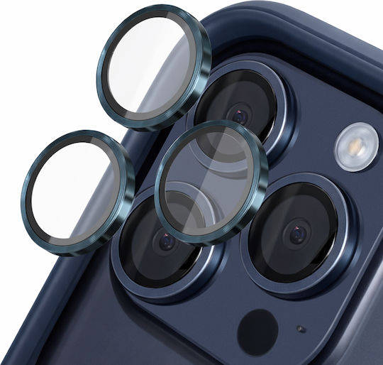 Rhinoshield Camera Protection Iphone 15 Pro 15 Pro Max Scratch-resistant Shockproof Blue