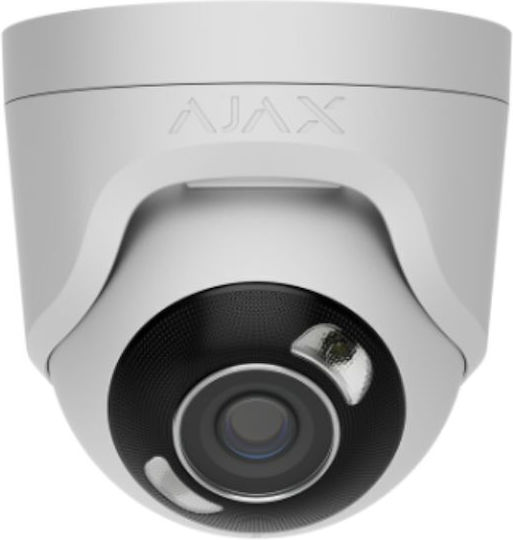 Ajax Systems Turret Cam HL Surveillance Camera Full HD+ 5MP Waterproof with Microphone and 4mm Lens