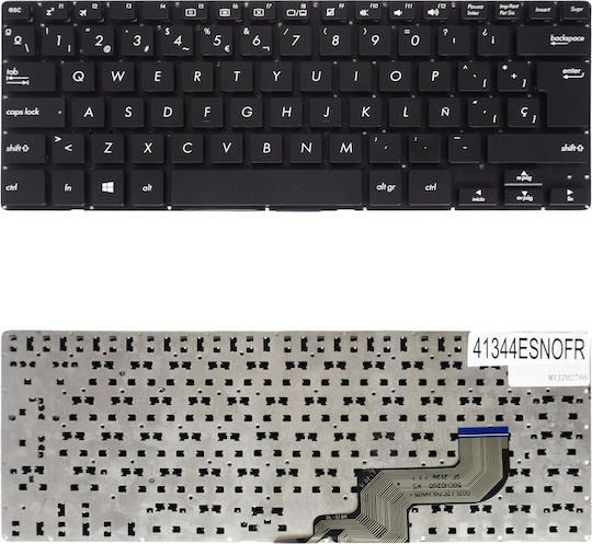 Spanish Laptop Keyboard Asus Pu403 Pu403u Pu403uf Pu403ua P5430 P5430u P5430ua Pu403ua-1a Bu403 90nx00v1-r30290 90nx00v1-r30250 Es No Frame Black Code 41344esnofr