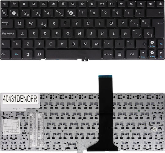 German Laptop Keyboard Asus Eeepad Transformer Prime Tf210 Tf201 Tf300 Tf300t Tf300tl Tf300tg Tf700kl Tf700t Mp-11f16la-528 De No Frame Black Cod.40431denofr