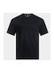 Sportliches Herrenbluse Kurzarm Schwarz