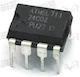Μνήμη 24c04 Σειριακή Eeprom 2c 256x8bit 4 5x5 5v 400khz Dip8