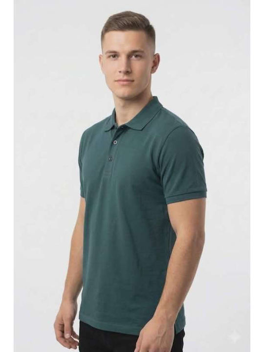 Paco & Co Polo Herrenbluse Petrol Blau