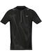 Sportliche Herrenbluse Kurzarm Schwarz