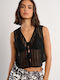 Women's Crop Top Black