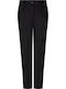Women's Fabric Trousers in Regular Fit Black