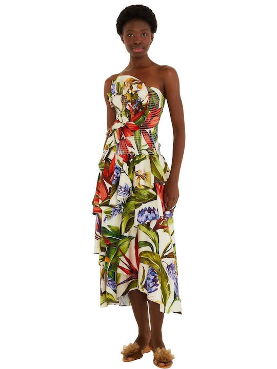 Summer Midi Floral Dress
