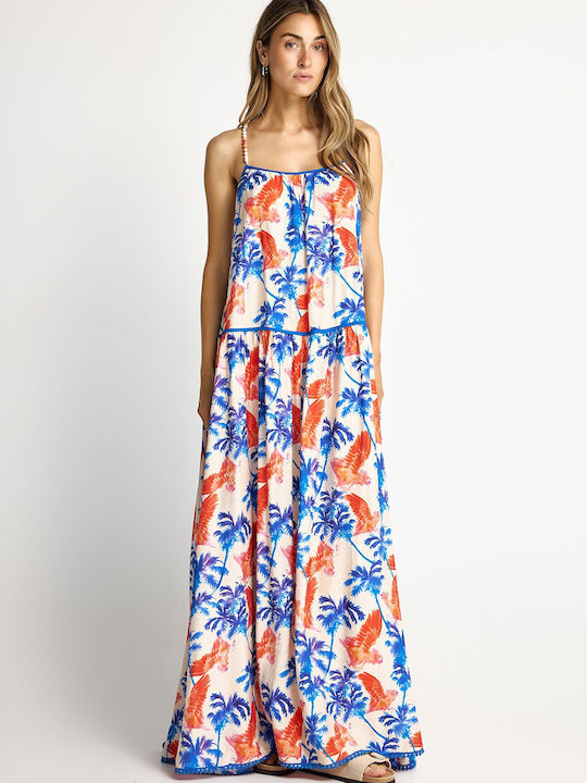 Summer Maxi Dress Electric Indigo